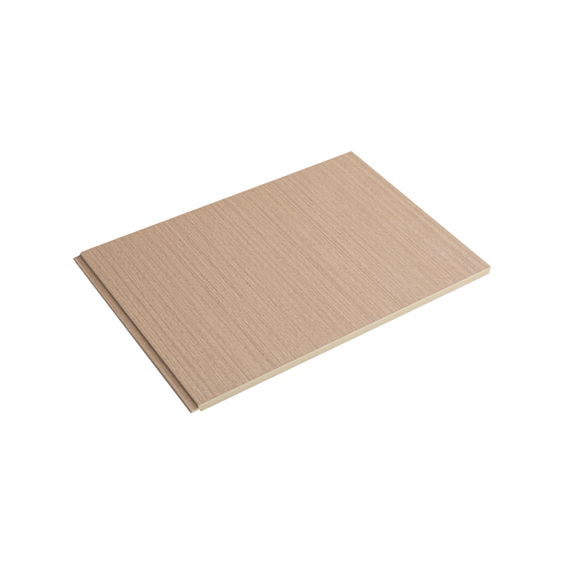 Soundproof Mold-repugnans 3D Wood-Plastic Wall Panel